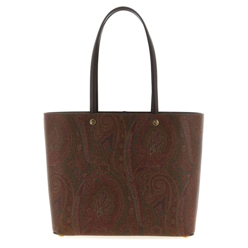 Etro Brown Cotton Tote Women's Bag